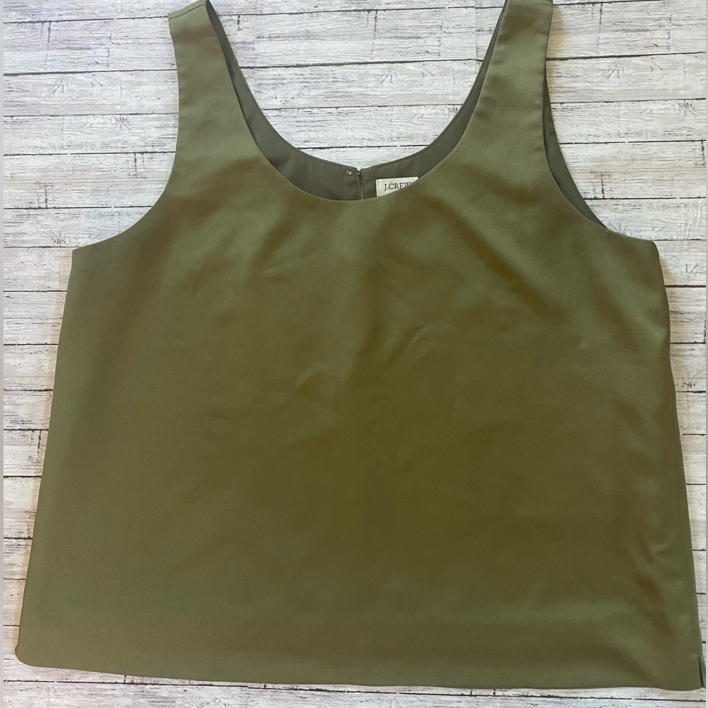 J.Crew olive top